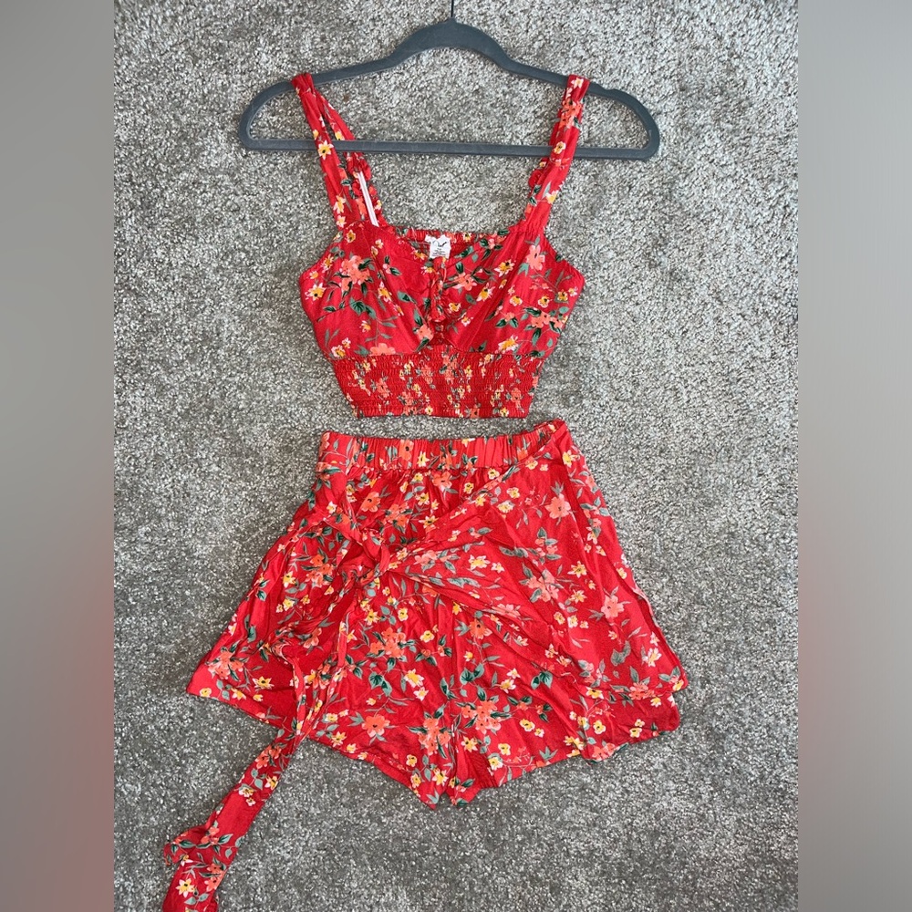 Japna top and short two-piece set